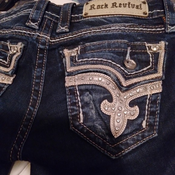 Rock Revival Kai Ankle Skinny Jeans size 26 - Picture 12 of 15